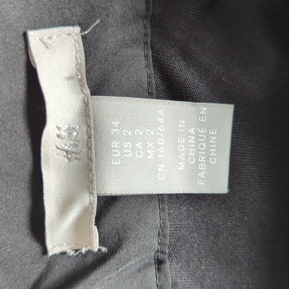 NWOT H&M jacquard gold skirt - Picture 5 of 7